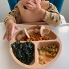 Baby Safe Sucker Silicone Dining Plate Solid Cute Cartoon Children Dishes Suction Toddle Training Tableware Kids Feeding Bowls