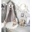 Baby Play Mats Round Floor Soft Cotton Baby Bedding Blanket Lace Crawling Mat Game Pad Toys For Children Room Nursery Decor