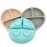 Baby Safe Sucker Silicone Dining Plate Solid Cute Cartoon Children Dishes Suction Toddle Training Tableware Kids Feeding Bowls