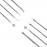 Rose Gold 4pcs/set Blackhead Comedone Acne Pimple Belmish Extractor Vacuum Blackhead Remover Tool Spoon for Face Skin Care Tool