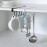 6 Hooks Storage Shelf Wardrobe Kitchen Bathroom Organizer Metal Under Shelves Hanging Rack Cup Utensils Holder Home Accessories