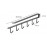 6 Hooks Storage Shelf Wardrobe Kitchen Bathroom Organizer Metal Under Shelves Hanging Rack Cup Utensils Holder Home Accessories