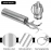 4Pcs/lot Stainless Steel Toothpick Set Tooth Flossing Reusable Toothpicks Portable Toothpick Floss Teeth Cleaner Oral Cleaning